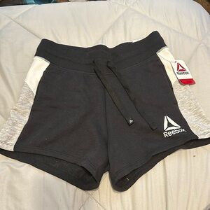 REEBOK black relaxed shorts